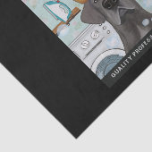 Great Dane Dog Laundry Company Tissuepapier (Detail)