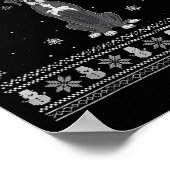 Great Dane Dog Lovers Men Women Santa Ugly Xmas Sw Poster (Hoek)