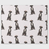 Great Dane Dog, Mannen Women & Kinder, honden Patt Cadeaupapier (Vlak)
