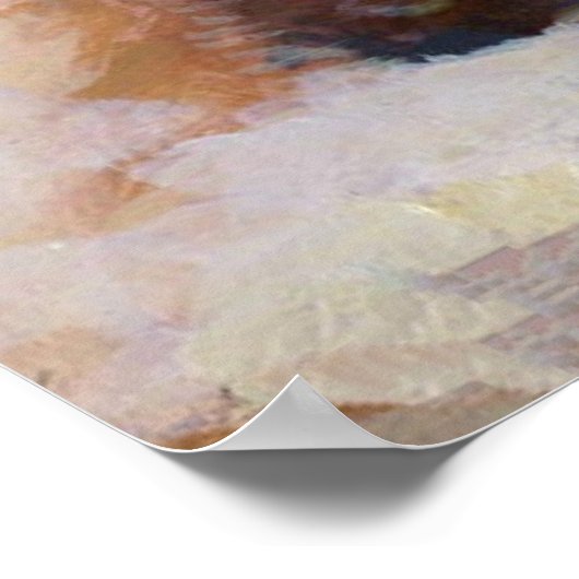 Great Dane Dog-portret Poster (Hoek)