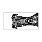 Great Dane Dog Rubber Stamp Rubberstempel (Afrduk)