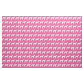 Great Dane Dog Silhouette Pet Pink Stof (Fat Quarter)