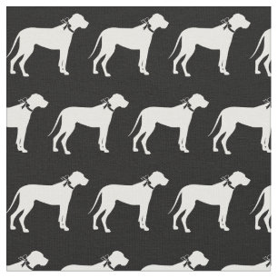 Great Dane Dog Silhouette Pet Stof