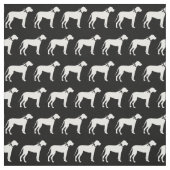 Great Dane Dog Silhouette Pet Stof (Swatch)