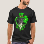 Great Dane Dog St Patricks Day Lover Irish Shamroc T-shirt (Voorkant)
