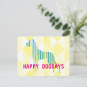 Great Dane Dogdays-Briefkaart Briefkaart (Staand voorkant)