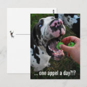 Great Dane Dokter Briefkaart (Voorkant / Achterkant)