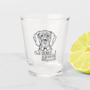 Great Dane Duitse Fun Shot Glas