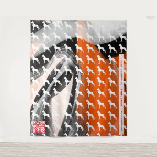 Great Dane easy Wandkleed (Voorkant)