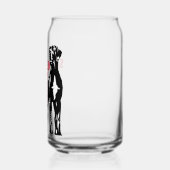 Great Dane eerst Blikvorm Glas (Rechts)
