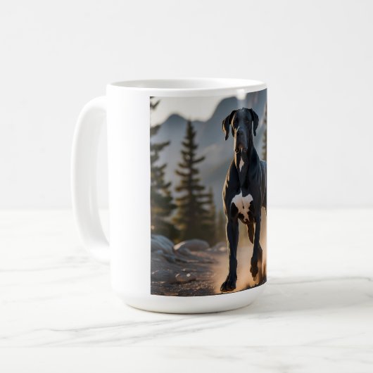 Great Dane Elegant Coffee Mok (Voorkant links)