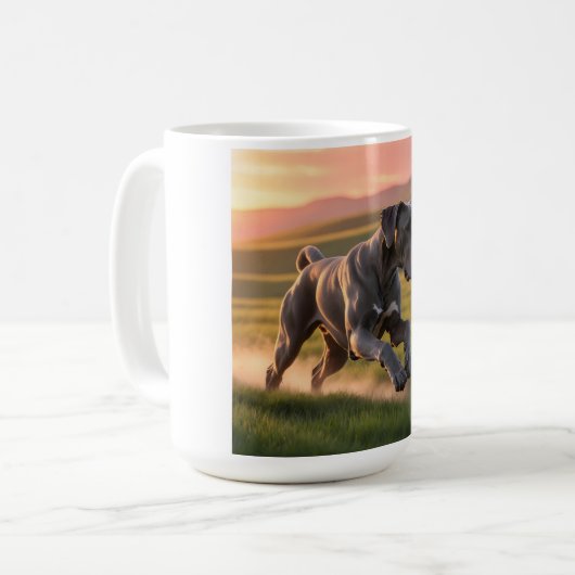 Great Dane Elegant Coffee Mok (Voorkant links)