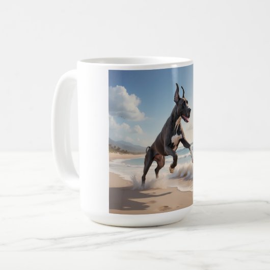 Great Dane Elegant Coffee Mok (Voorkant links)