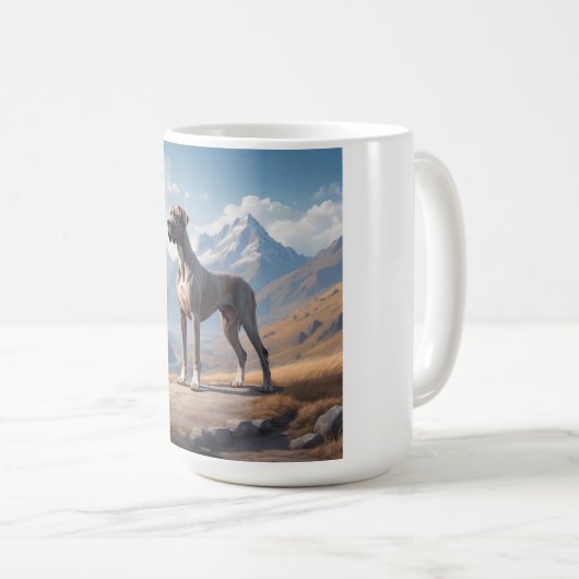 Great Dane Elegant Coffee Mok (Voorkant rechts)