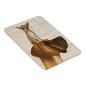 Great Dane en Chihuahua 2 Magneet (Rechterzijde)