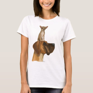 Great Dane en Chihuahua 2 T-shirt