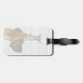 Great Dane en Chihuahua Bagagelabel (Achterkant horizontaal)