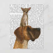 Great Dane en Chihuahua Briefkaart (Voorkant)