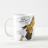 Great Dane en Chihuahua Brindle Koffiemok (Links)