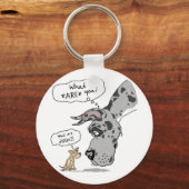 Great Dane en Chihuahua Merle Sleutelhanger (Voorkant)