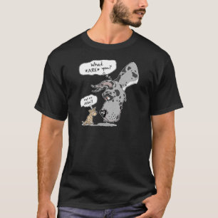 Great Dane en Chihuahua Merle T-shirt