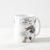 Great Dane en Chihuahua MerleB Koffiemok (Voorkant rechts)