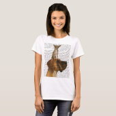 Great Dane en Chihuahua T-shirt (Voorkant volledig)