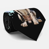 Great Dane en sterren Nestortie Stropdas (Opgerold)