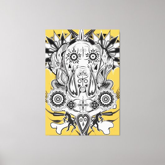 Great Dane Extremo Canvas Afdruk (Voorkant)