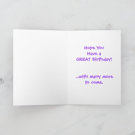 Great Dane Fawn Birthday Cake Kaart (Binnen)