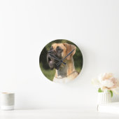 Great Dane - fawn / Deutsche Dogge - gelb Ronde Klok (Huis)