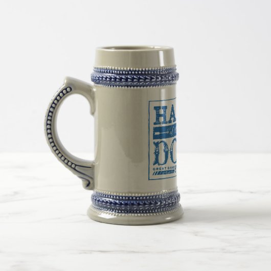 Great Dane Friends Hair of the Dog beer stein Bierpul (Links)
