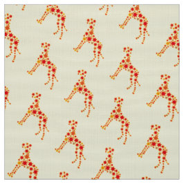 Great Dane gemaakt van sterren, minimaal, abstract Stof