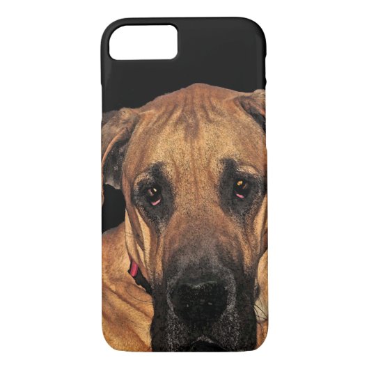 Great Dane Gentle Giant Dog iPhone 8/7 Hoesje (Achterkant)