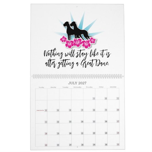Great Dane Graphics Agenda Kalender (Jul 2027)