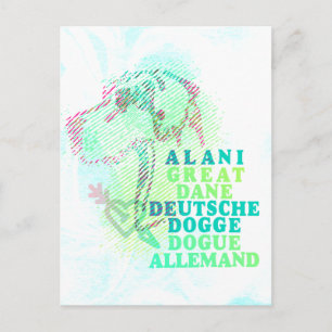 Great Dane Graphics Briefkaart