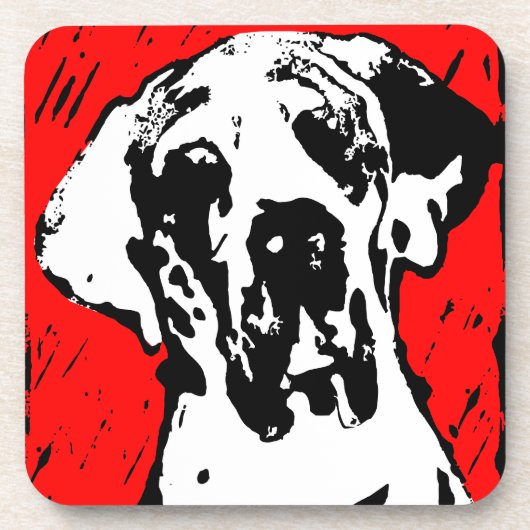 Great Dane Graphics Onderzetter (Voorkant)
