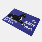 Great Dane Grappig  Deurmat (Schuin)