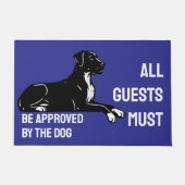 Great Dane Grappig  Deurmat (Voorkant)
