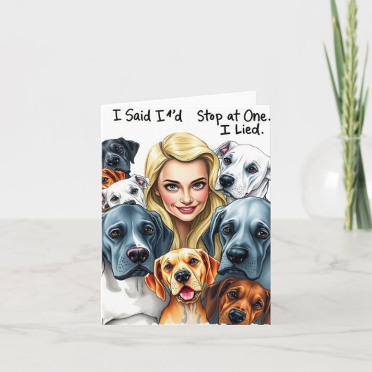 Great Dane Greeting Card Feestdagen Kaart (Voorkant)