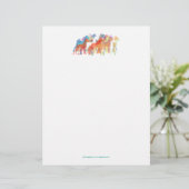 Great Dane-groep Gepersonaliseerd Briefhoofd (Staand voorkant)