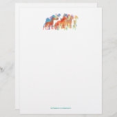 Great Dane-groep Gepersonaliseerd Briefhoofd (Voorkant / Achterkant)