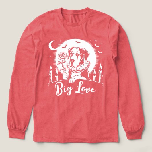 Great Dane "GROTE LIEFDE" Tri-Blend Shirt (Voorkant)