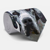 Great Dane "Gunner" Mannen Stropdas (Opgerold)