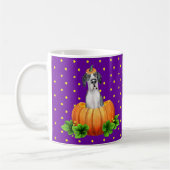 Great Dane Halloween Fawn/Mantle UC Stars aangepas Koffiemok (Links)