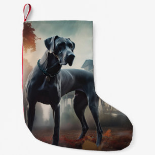 Great Dane Halloween Griezelen Kleine Kerstsok