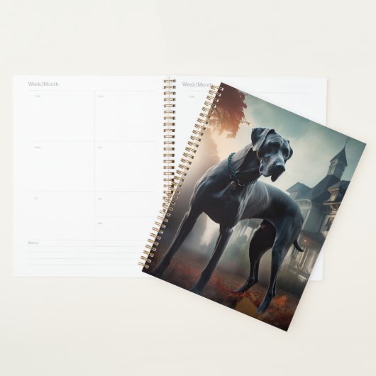Great Dane Halloween Griezelen Planner (Display)