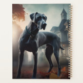 Great Dane Halloween Griezelen Planner (Achterkant)