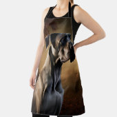 Great Dane Halloween Griezelen Schort (Insitu)