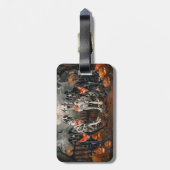 Great Dane Halloween Spoken Bagagelabel (Achterkant verticaal)